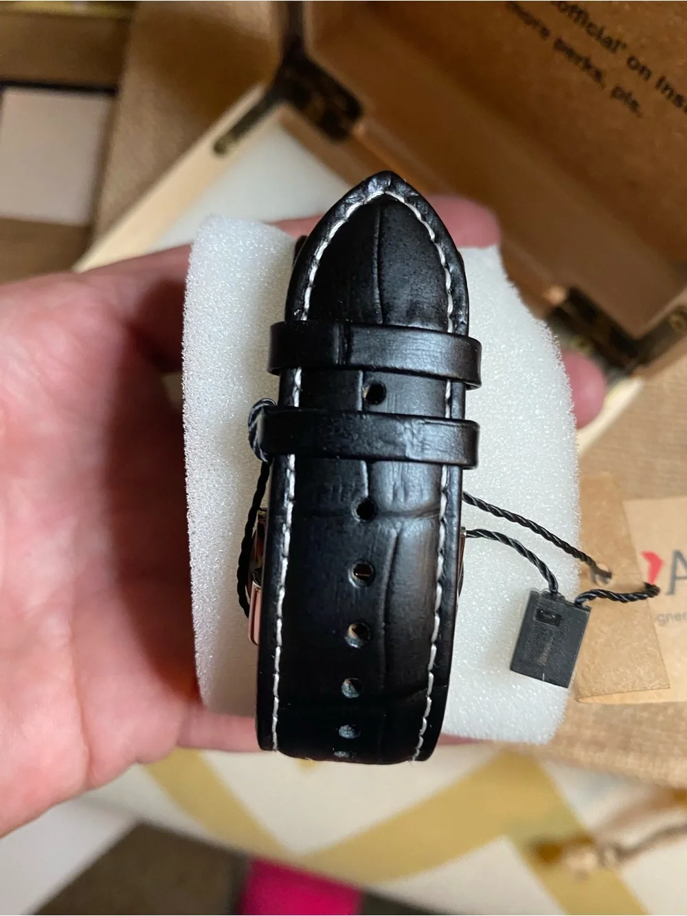 New Survan skeleton watch w/ box (zz)